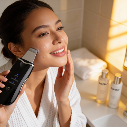 RokiSkin™️ Ultrasonic Skin Scrubber